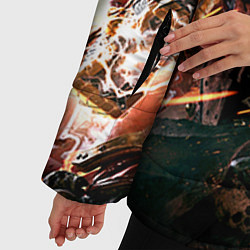 Куртка зимняя женская Warhammer 40k: Angelos, цвет: 3D-черный — фото 2