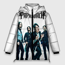 Куртка зимняя женская Paparoach Band, цвет: 3D-черный