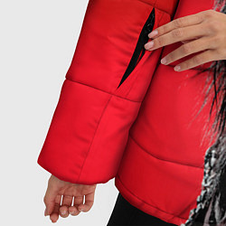 Куртка зимняя женская Black Veil Brides, цвет: 3D-красный — фото 2