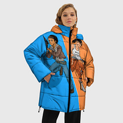 Куртка зимняя женская Half-Portal, цвет: 3D-светло-серый — фото 2