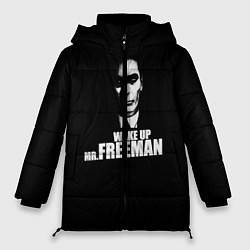 Куртка зимняя женская Wake up Mr. Freeman, цвет: 3D-черный