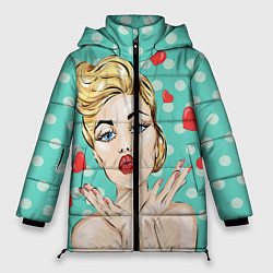 Женская зимняя куртка Pop Art