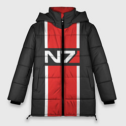 Куртка зимняя женская Mass Effect: N7, цвет: 3D-черный