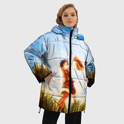 Куртка зимняя женская Ван-Пис, цвет: 3D-красный — фото 2