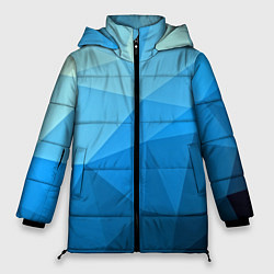 Женская зимняя куртка Geometric blue