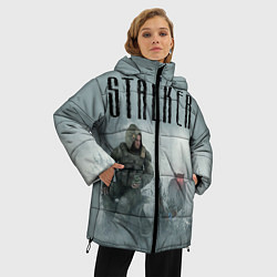 Куртка зимняя женская STALKER: Dusk, цвет: 3D-черный — фото 2