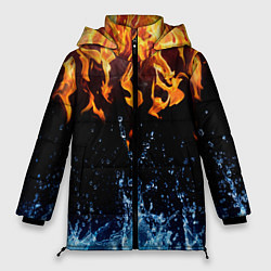 Куртка зимняя женская Две стихии, цвет: 3D-черный