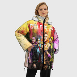 Куртка зимняя женская Coldplay, цвет: 3D-красный — фото 2
