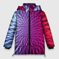 Куртка зимняя женская Плетение, цвет: 3D-черный