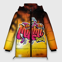 Куртка зимняя женская Miami Beach, цвет: 3D-черный