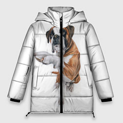 Куртка зимняя женская Боксер, цвет: 3D-светло-серый