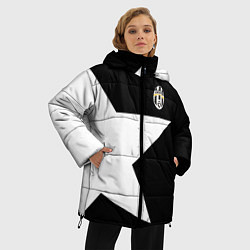 Куртка зимняя женская FC Juventus: Star, цвет: 3D-черный — фото 2