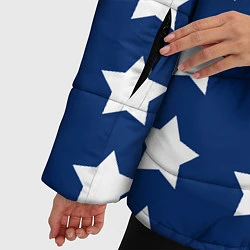 Куртка зимняя женская USA Flag, цвет: 3D-светло-серый — фото 2
