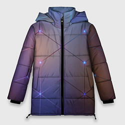 Куртка зимняя женская НЕЙРОННАЯ СЕТЬ NEURAL NETWORK, цвет: 3D-черный