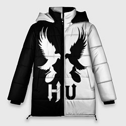 Женская зимняя куртка HU: Black & White