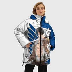 Куртка зимняя женская Атака Титанов, цвет: 3D-красный — фото 2