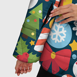 Куртка зимняя женская Новогодний набор, цвет: 3D-светло-серый — фото 2