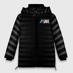 Куртка зимняя женская BMW M BLACK & GREY, цвет: 3D-черный