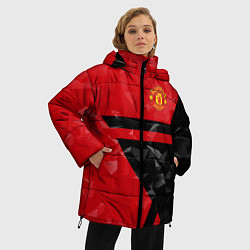 Куртка зимняя женская FCMU: Red & Black Star, цвет: 3D-черный — фото 2