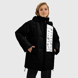 Куртка зимняя женская 21 Pilots Logo, цвет: 3D-черный — фото 2