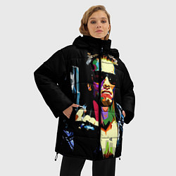 Куртка зимняя женская Terminator Art, цвет: 3D-черный — фото 2