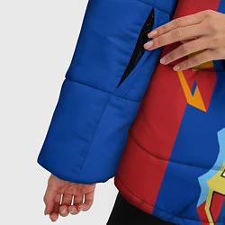 Куртка зимняя женская Lionel Messi, цвет: 3D-черный — фото 2