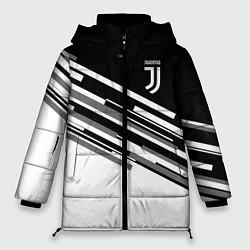 Куртка зимняя женская FC Juventus: B&W Line, цвет: 3D-светло-серый