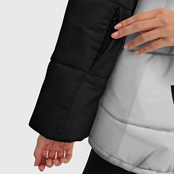 Куртка зимняя женская FC Juventus: Silver Original, цвет: 3D-черный — фото 2