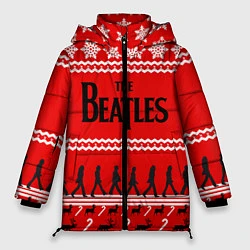 Куртка зимняя женская The Beatles: New Year, цвет: 3D-черный