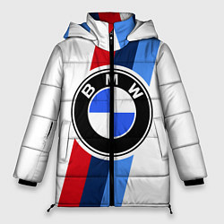 Куртка зимняя женская BMW M: White Sport, цвет: 3D-черный