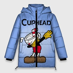 Куртка зимняя женская Cuphead Dab, цвет: 3D-черный