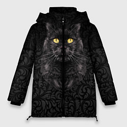 Женская зимняя куртка Чёрный котик