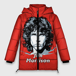 Куртка зимняя женская Jim Morrison, цвет: 3D-красный