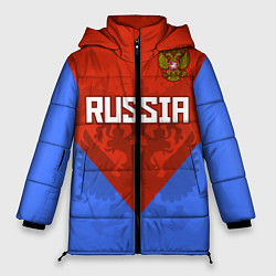 Куртка зимняя женская Russia Red & Blue, цвет: 3D-красный