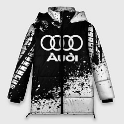 Куртка зимняя женская Audi: Black Spray, цвет: 3D-светло-серый