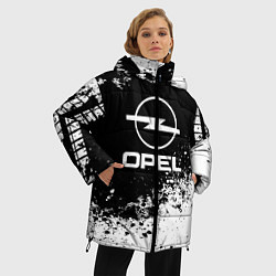 Куртка зимняя женская Opel: Black Spray, цвет: 3D-черный — фото 2