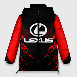 Куртка зимняя женская Lexus: Red Anger, цвет: 3D-красный