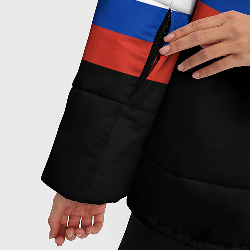 Женская зимняя куртка Kamchatka, Russia / 3D-Красный – фото 5