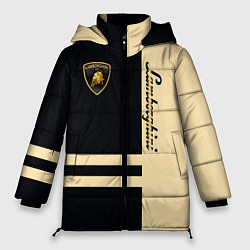 Куртка зимняя женская Lamborghini Sport, цвет: 3D-черный