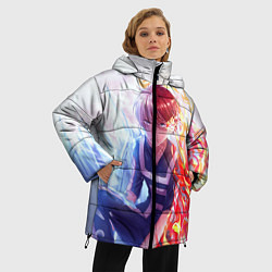 Куртка зимняя женская Шото тодороки арт, цвет: 3D-светло-серый — фото 2