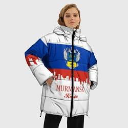 Куртка зимняя женская Murmansk: Russia, цвет: 3D-красный — фото 2