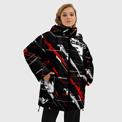 Куртка зимняя женская CS:GO AWP, цвет: 3D-черный — фото 2