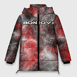 Куртка зимняя женская Bon Jovi, цвет: 3D-красный