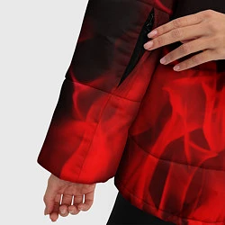 Куртка зимняя женская Thousand Foot Krutch: Red Flame, цвет: 3D-красный — фото 2