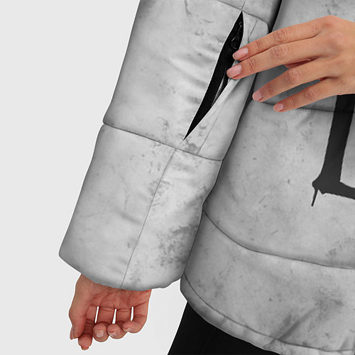 Женская зимняя куртка Louna: Сделай громче / 3D-Светло-серый – фото 5