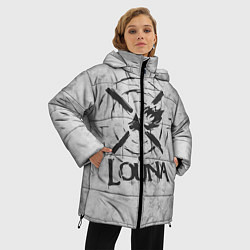 Куртка зимняя женская Louna: Сделай громче, цвет: 3D-светло-серый — фото 2