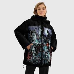 Куртка зимняя женская Uncharted 4, цвет: 3D-черный — фото 2