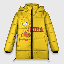 Куртка зимняя женская Lisa Simpson, цвет: 3D-светло-серый