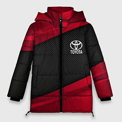 Куртка зимняя женская Toyota: Red Sport, цвет: 3D-красный