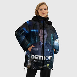 Куртка зимняя женская Detroit: Connor, цвет: 3D-красный — фото 2